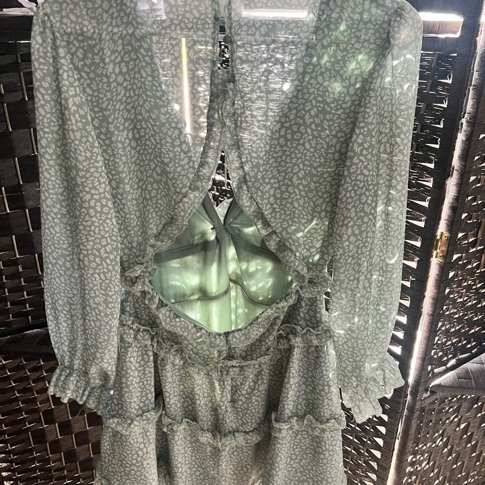 Cute open back dress